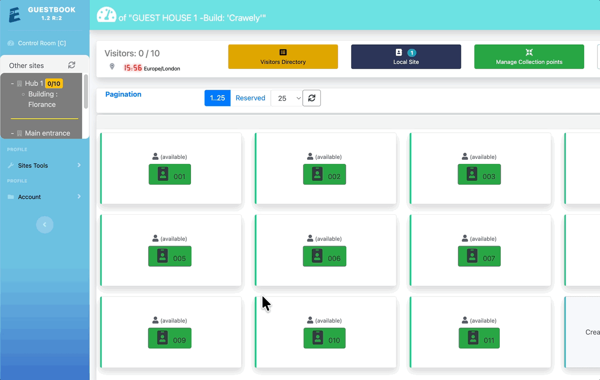 EASY Register Visitor