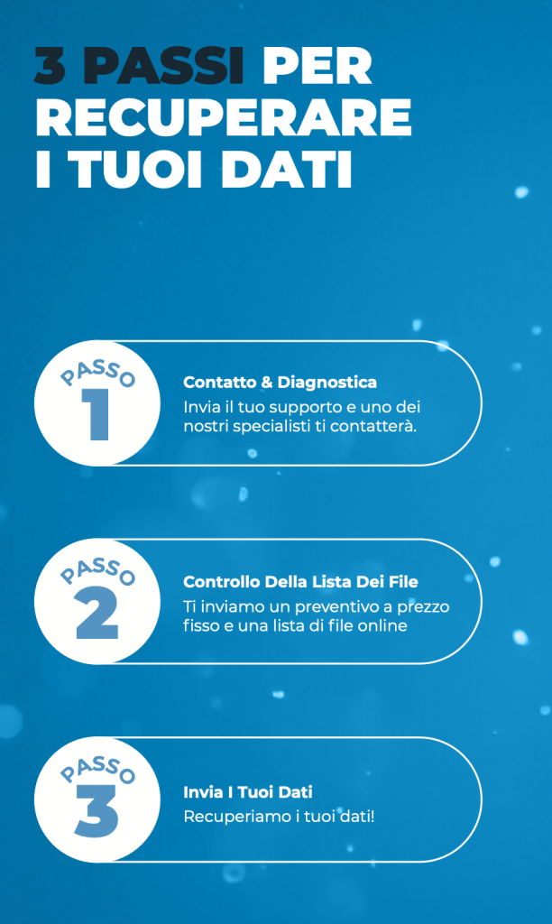 RECUPERO DATI come fare